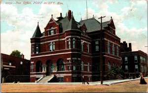 Postcard Post Office in Fort Scott, Kansas~133325