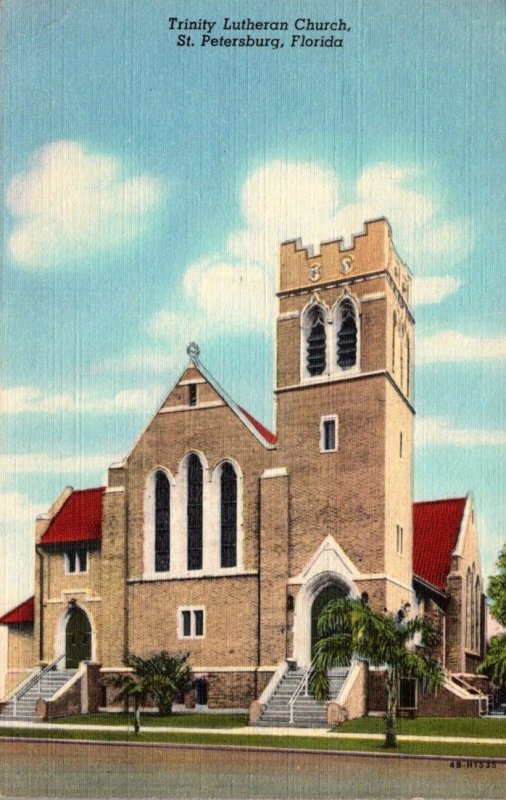 Florida St Petersburg Trinity Lutheran Church 1947 Curteich