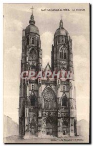 Postcard Old Saint Nicolas de Port Basilica