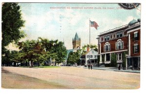 Washington Square, Oxford Club, Lynn, Massachusetts, Used 1907