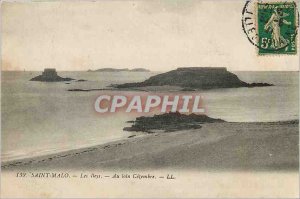 Postcard Old Saint Malo Beys In Far Cezembre