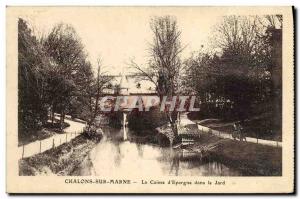 Old Postcard Bank Caisse d & # 39Epargne in Jard Chalons sur Marne