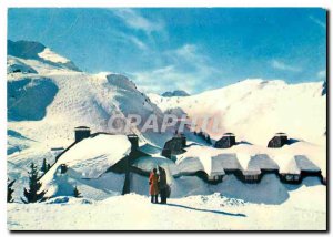 Postcard Modern Avoriaz 1800 Haute Savoie The Only Francaise Station car free...