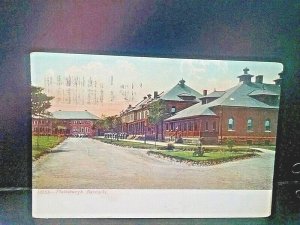 Postcard Plattsburgh Military Barracks , Early 1900s in Plattsburgh, NY  Z1