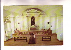 Interior, Garrison Chapel, Louisbourg, Nova Scotia,