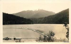 1940s Mills Lake Washington Waterfront Ellis #176 RPPC Postcard 1339