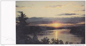 Sunset,  Upper Basin,  Saint John River,  Grand Falls,  New Brunswick,   Cana...