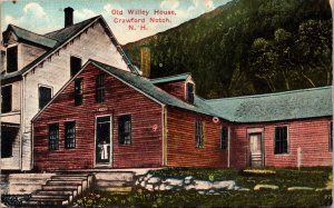Old Willey House Crawford Notch New Hampshire NH UNP DB Postcard L4