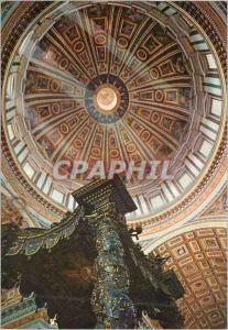 Postcard Modern Rome Basilica of St. Peter Interior of the Dome
