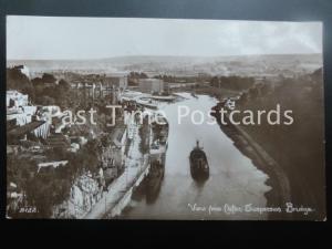 Old RP - Bristol: VIEW FROM CLIFTON SUSPENSION BRIDGE