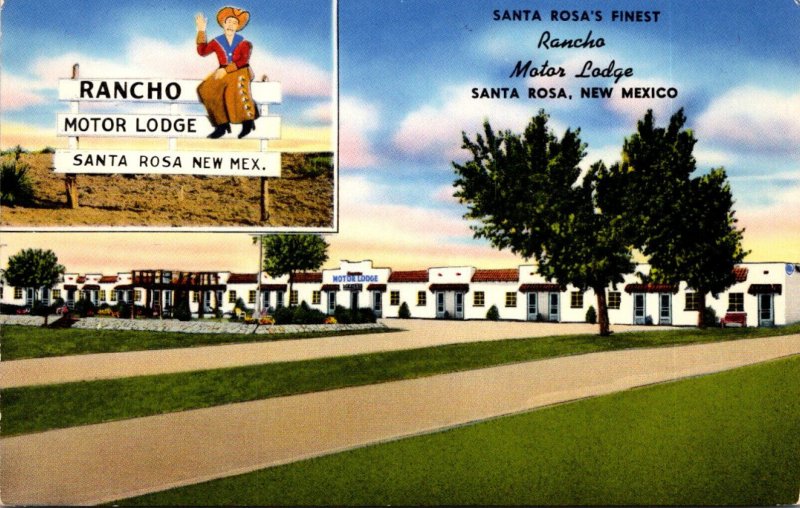 New Mexico Santa Rosa Rancho Motor Lodge