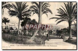 Old Postcard Nice New Gardens Casino between Palms