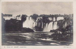 WATERFALL - FALLS OF IGUAZU ARGENTINA~ 1910s PHOTO POSTCARD