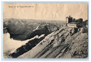 c1910 Gruss Von Der (Greetings From) Zugspitze Germany Unposted Postcard