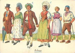 Switzerland folk costumes Suisse