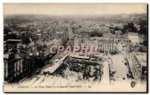 Lisieux Postcard Old Place Thiers and the St Desir