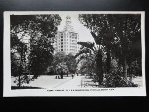 Australia: SYDNEY T & G Building from Hyde Park Old RP PC