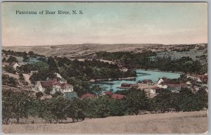 Bear River Nova Scotia Vintage Panorama of Postcard 1910s H82