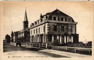 CPA HOULGATE Le Temple et l'Hotel Normand (1258327)