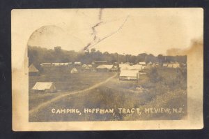 RPPC MOUNTAIN VIEW NEW JERSEY NJ HOFFMAN TRACT CAMP REAL PHOTO POSTCARD