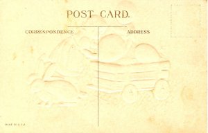 Greeting - Easter.   (children, bunnies)