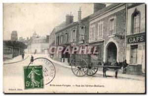 Briis sous forges Carte Postale Ancienne de l & # 39orne Maillard Donkey Donkey