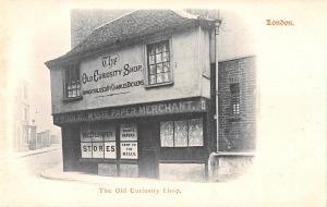 uk23669 old curiosity shop london  real photo uk