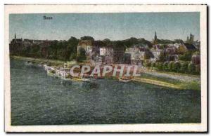 Old Postcard Bonn Boat