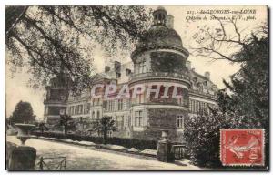 Old Postcard St Georges Sur Loire Chateau de Serrant