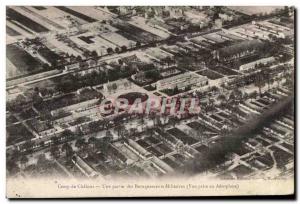 Old Postcard Camp Chalons Part Barracks Mllitaires (View taken in Airplane)