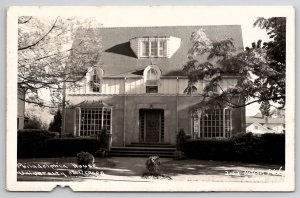 RPPC University Oregon Philadelphia House 1957 Walls Family Salem Postcard V24