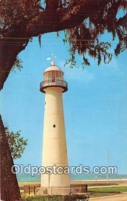 Historic Old Lighthouse Biloxi, Mississippi, USA Unused 