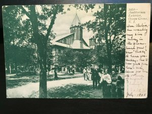 Vintage Postcard 1905 Auditorium Ocean Grove New Jersey