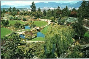 Postcard GARDEN SCENE Vancouver British Columbia BC AJ2494