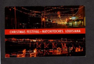 LA Christmas Lights Festival Natchitoches Louisiana Postcard