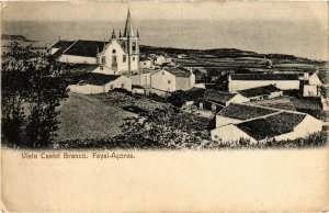 PC CPA AZORES / PORTUGAL, VISTA CASTEL BRANCO, FAYAL, Vintage Postcard (b21673)