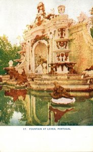 Portugal Fountain At Leiria 1909