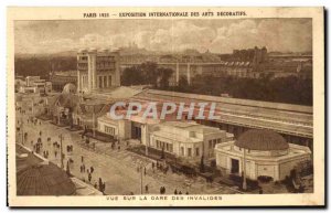 Old Postcard 1925 Paris International Exhibition of Arts decoratlfs view inva...