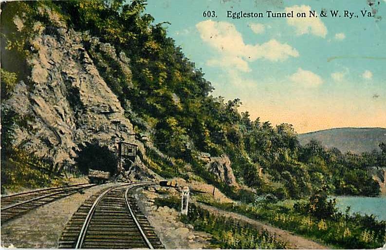 D/B Eggleston Tunnel Norfolk & Western Ry. VA 1913