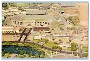 c1960 Famous Cotton Bowl State Fair Grounds Museum Tower Dallas Texas Postcard