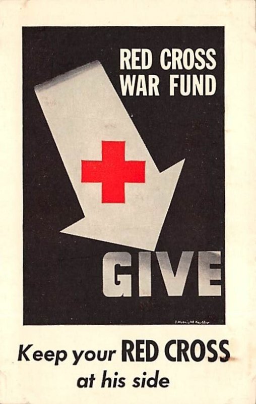 Red Cross War Fund Keep Your Red Cross at His Side Unused 