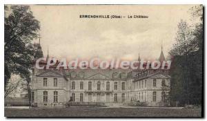 Old Postcard Ermenonville Oise Le Chateau