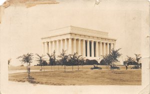 H78/ Washington D.C. RPPC Postcard c1925 Lincoln Memorial Building 162