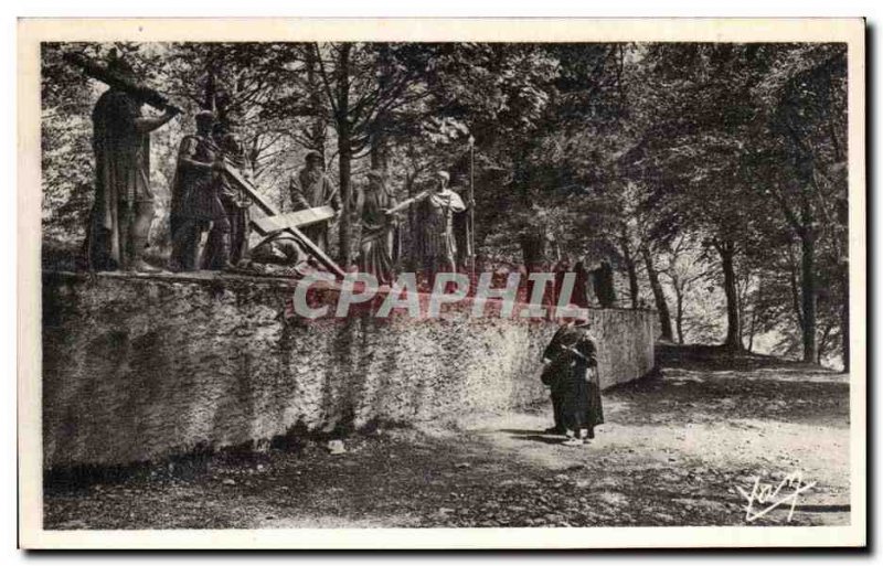 Old Postcard Lourdes Chemin Du clavaire