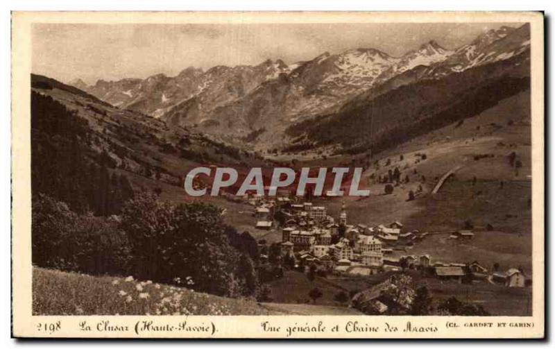 La Clusaz - Generale view - Old Postcard