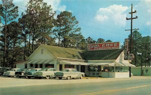 1950s Kingsland Georgia Elmo's Restaurant US 17 occupation Postcard 25-5764