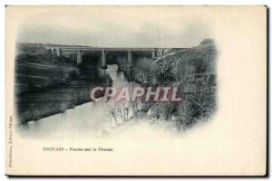 Thouars Old Postcard Viaduct Thouet