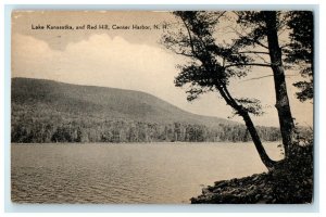 1950 View Of Lake Kanasatka And Red Hill Center Harbor New Hampshire NH Postcard 