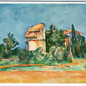 c1970s Cleveland OH Art Pigeon Tower At Montbriand Painting Cezanne PC Skira M14