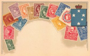 Victoria, Stamps on Early Postcard, Unused, Published by Ottmar Zieher